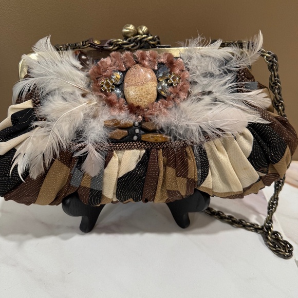 Mary Frances Feather and Stone shoulder bag - Picture 1 of 6